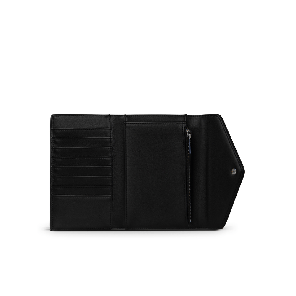 The Abi - Black Vegan Leather Wallet