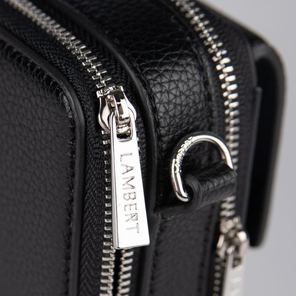 The Maddie - Black Vegan Leather Reversible Handbag