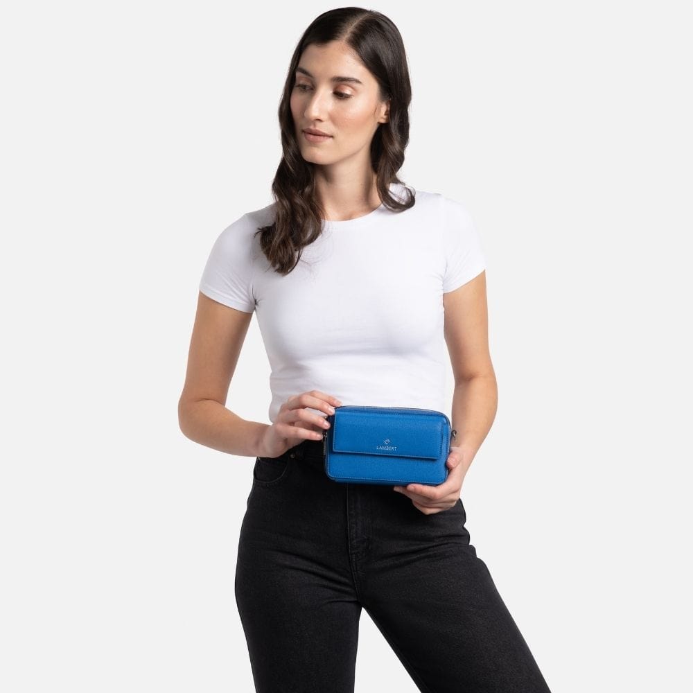 The Maddie - Ocean Vegan Leather Reversible Handbag