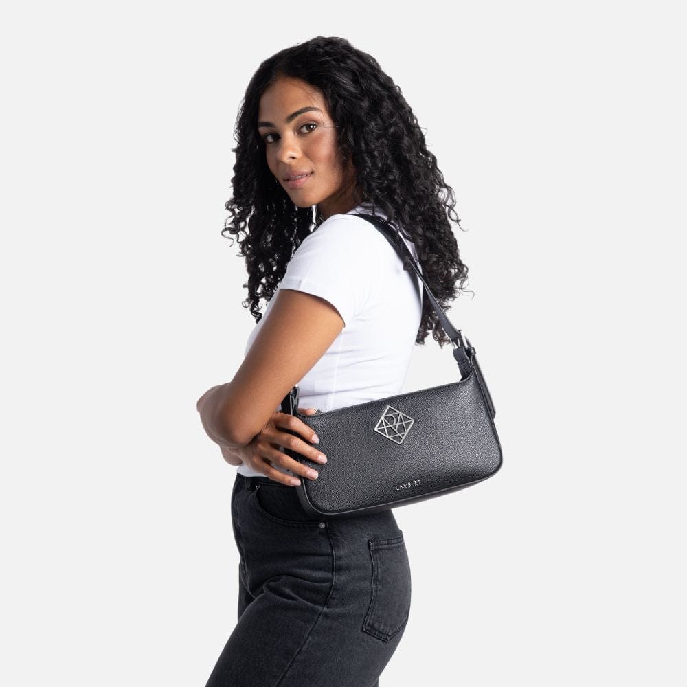The Madison - Black Vegan Leather Handbag