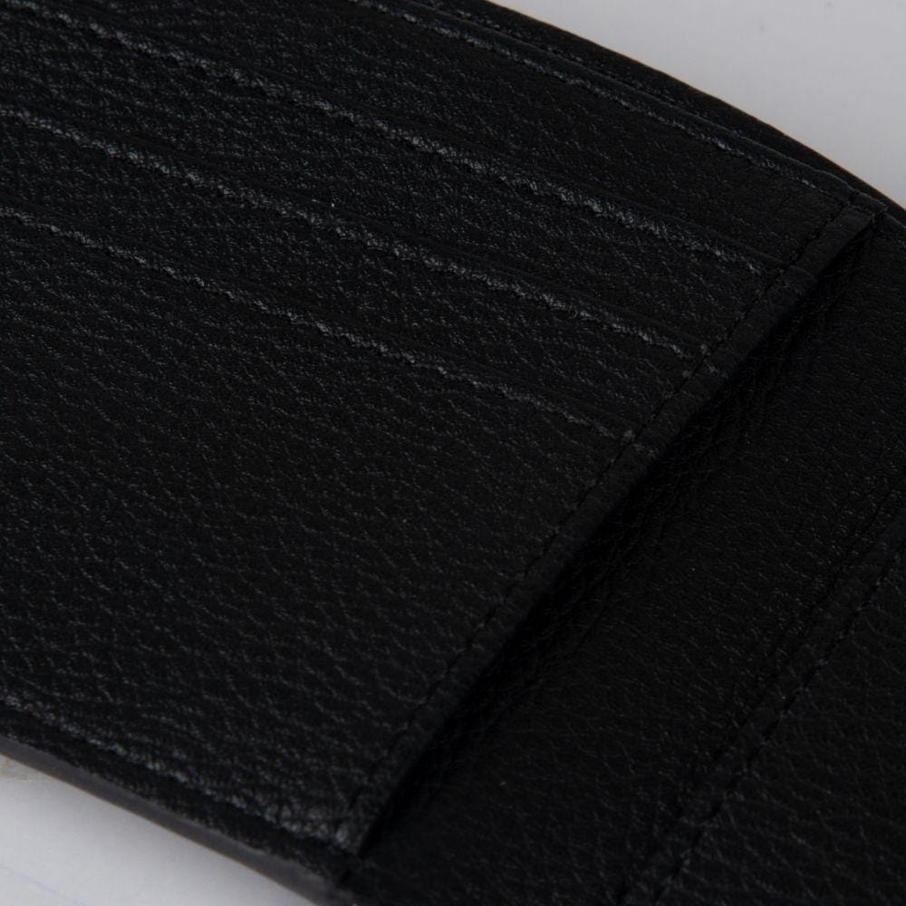 The THOMAS - Black Vegan Leather Wallet 