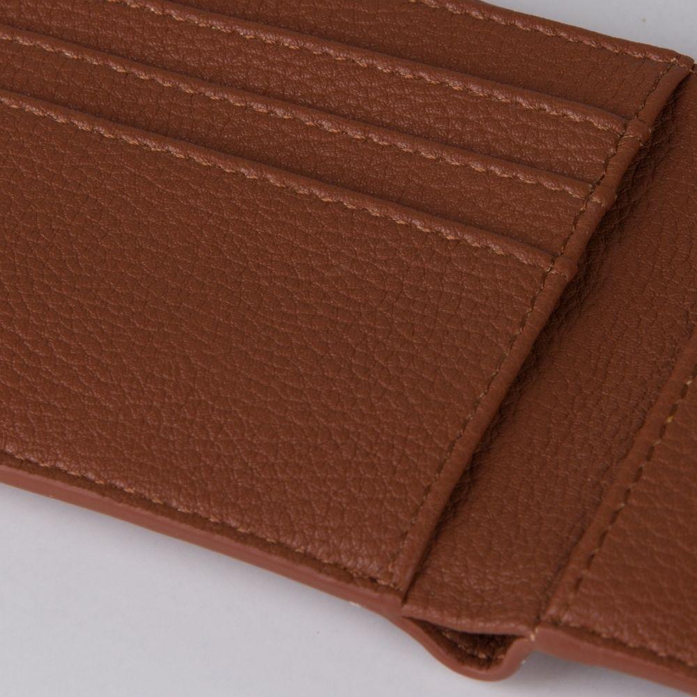 The THOMAS - Tan Vegan Leather Wallet
