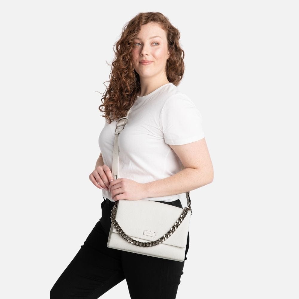 The Valeria - Coconut Milk Vegan Leather Handbag